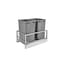 Rev-A-Shelf Aluminum, Silver, 14.77 in W, 19.02 in H, 22.13 in D, 22.09 in L, Silver 5349-18DM-217 - alternate 1